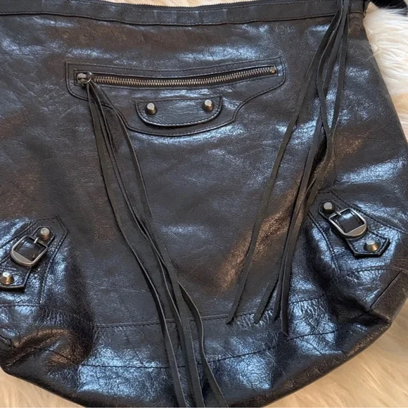 Besso Large City Moto Motorcycle Crossbody Bag - Picture 13 of 13